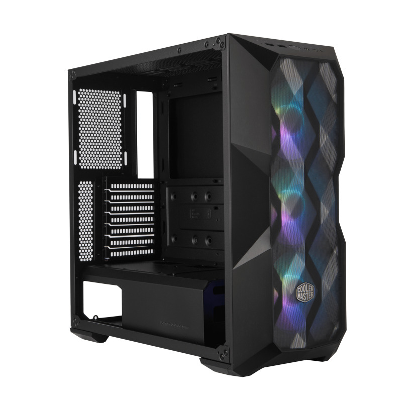 GABINETE COOLER MASTER TD500 MESH/NEGRO/MEDIA TORRE/ITX/ATX/SSI CEB/EATX/CRISTAL TEMPLADO/ARGB/GAMER image 2