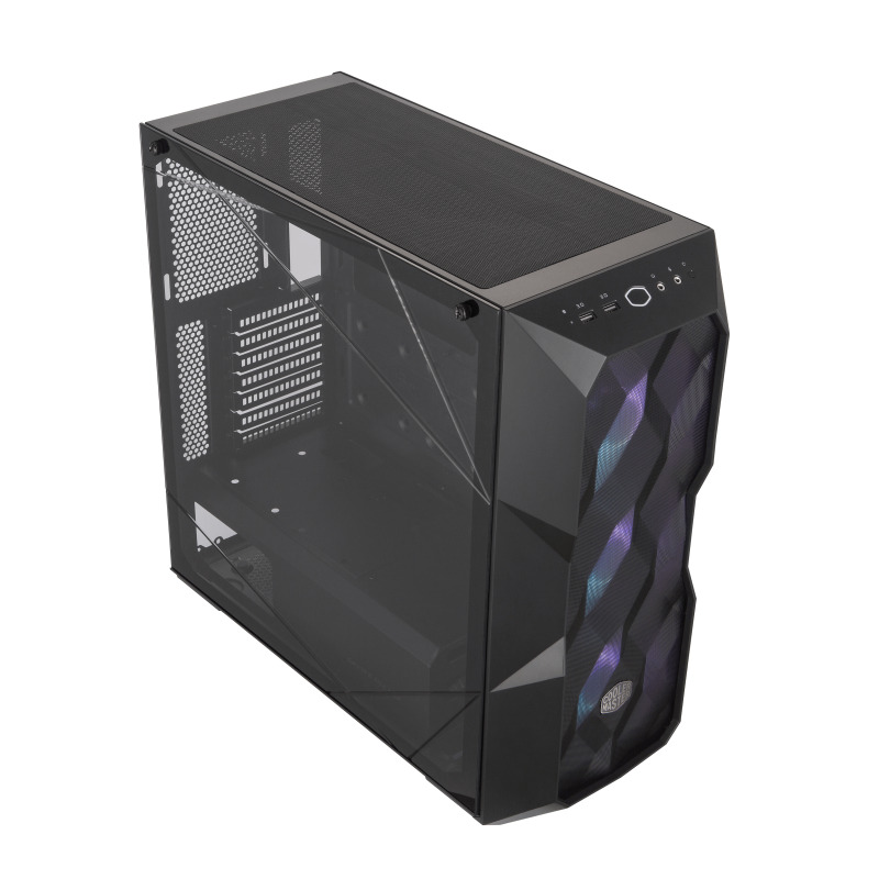 GABINETE COOLER MASTER TD500 MESH/NEGRO/MEDIA TORRE/ITX/ATX/SSI CEB/EATX/CRISTAL TEMPLADO/ARGB/GAMER image 7