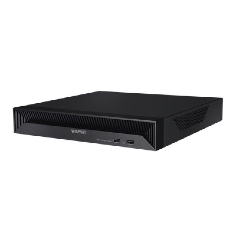 NVR 8 Megapíxel / 8 canales / H265 / P2P Wisenet / 8 puertos PoE