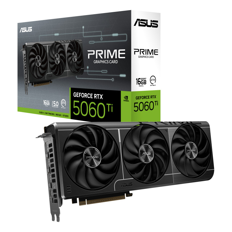 Tarjeta de video Asus 16GB GeForce RTX 5060 TI PRIME 3xfan DDR7 DLSS 4 1xHDMI 3xDP PRIME-RTX5060TI-16G image 10