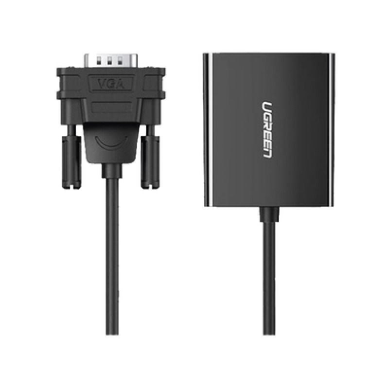 Entrada VGA Macho / Salida HDMI Hembra / Resolución de 1080P60Hz / Puerto Estéreo de 35 mm / Plug and Play Sin Controlador / Longitud del Cable 15 cm / Incluye Cable de Alimentacion USB / Incluye Cable de Audio de 35mm image 2