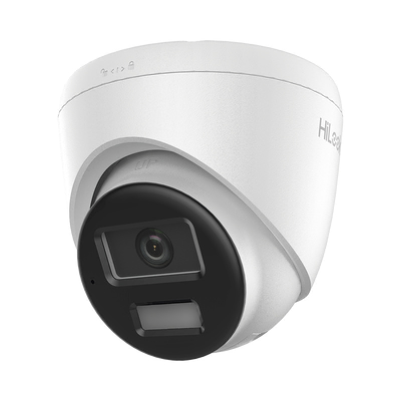Dual Light Turret IP de 2 Megapixel   / Lente 28 mm /  Ángulo de visión 101 / 20 mts IR  15 mts Luz Blanca / Micrófono Integrado / ACUSENSE Lite /  Exterior IP67 / PoE / dWDR / H265 / ONVIF