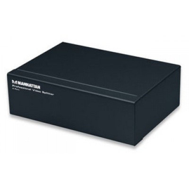 MANHATTAN 207348 - Splitter / Divisor de Video VGA/ Soporta SVGA/Multisync/ 1 Entrada y 4 Salidas VGA/ Distancia de Transmisión de Hata 65 Metros/ Indicador LED/ Ideal Para Monitores, Proyectores y PCs image 2