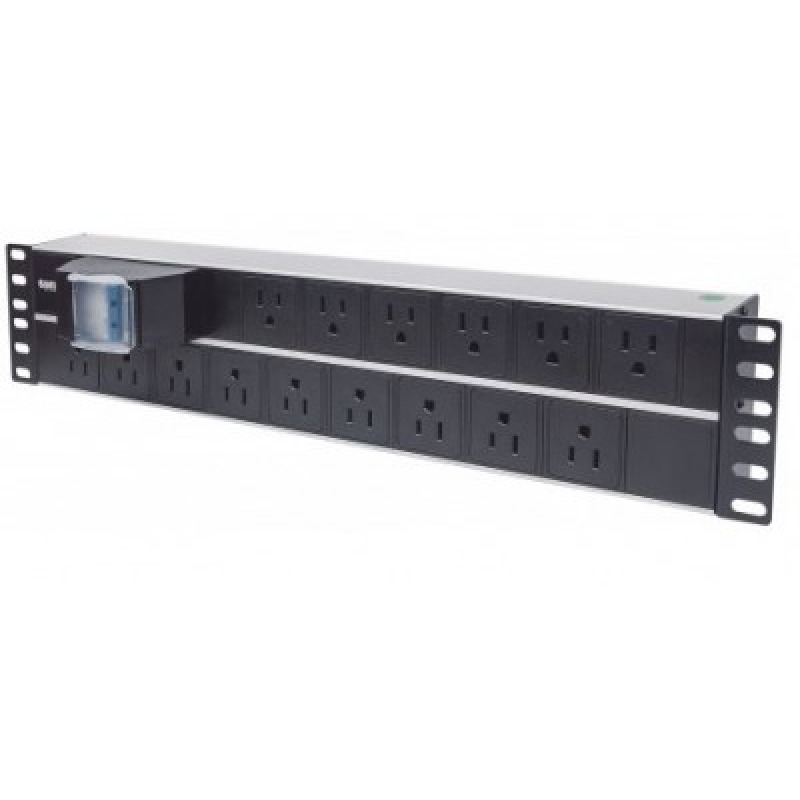 BARRA PDU,INTELLINET,714075, 15 CONT. GAB/RACK 19, 2U, CONTRA CORTO CIRCUITO image 2