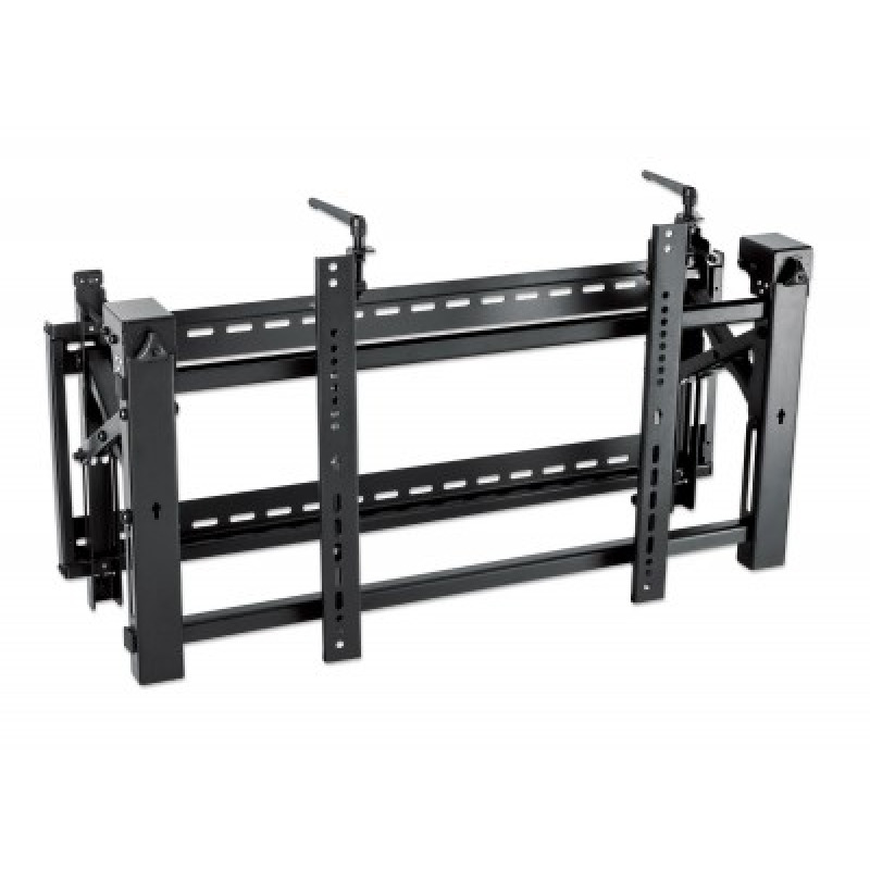 MANHATTAN 461719 - Soporte Premium de TV para Video Wall / Soporta una TV de 45" a 70" y hasta 70 kg (154 lbs.), con sistema desplegable para acceder a la parte trasera de la pantalla, negro image 2