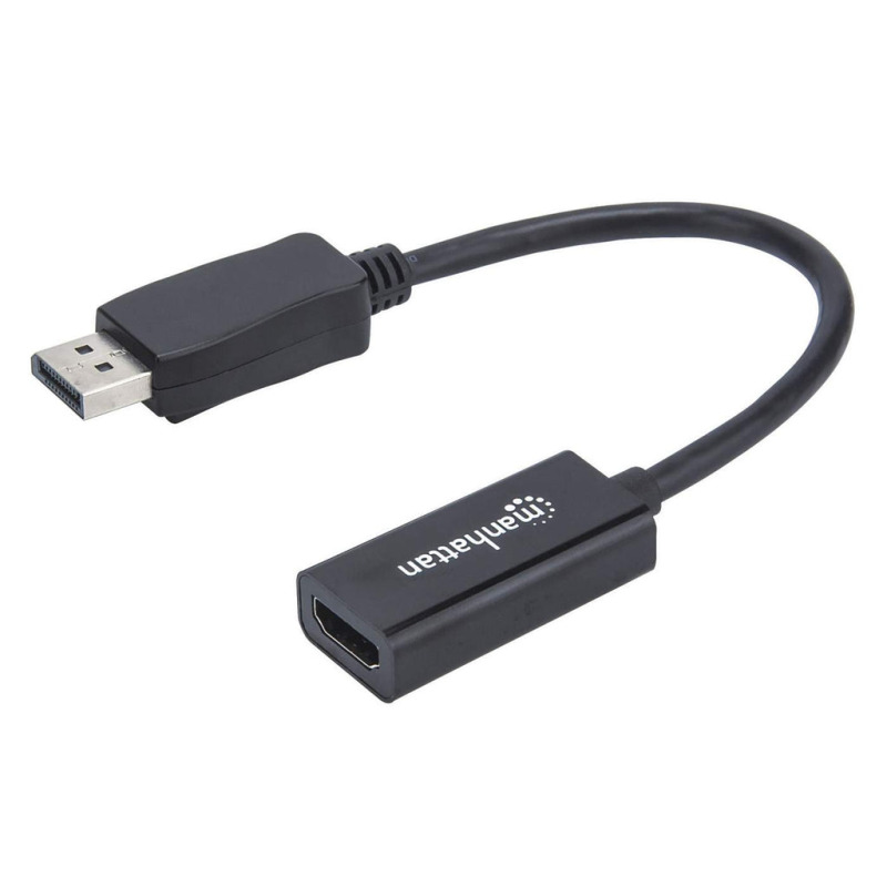 ADAPTADOR DISPLAYPORT,MANHATTAN,151634, M A HDMI H, CABLE 15CM 1080P