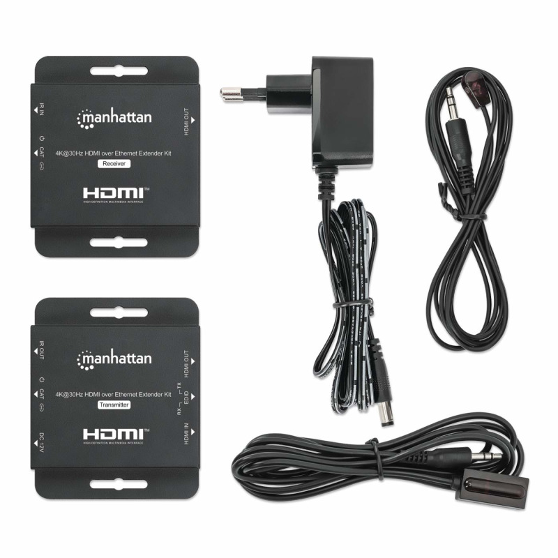 EXTENSOR VIDEO HDMI,MANHATTAN,168397, 70M-HD O 40M-4K VIA CAT 6 image 14