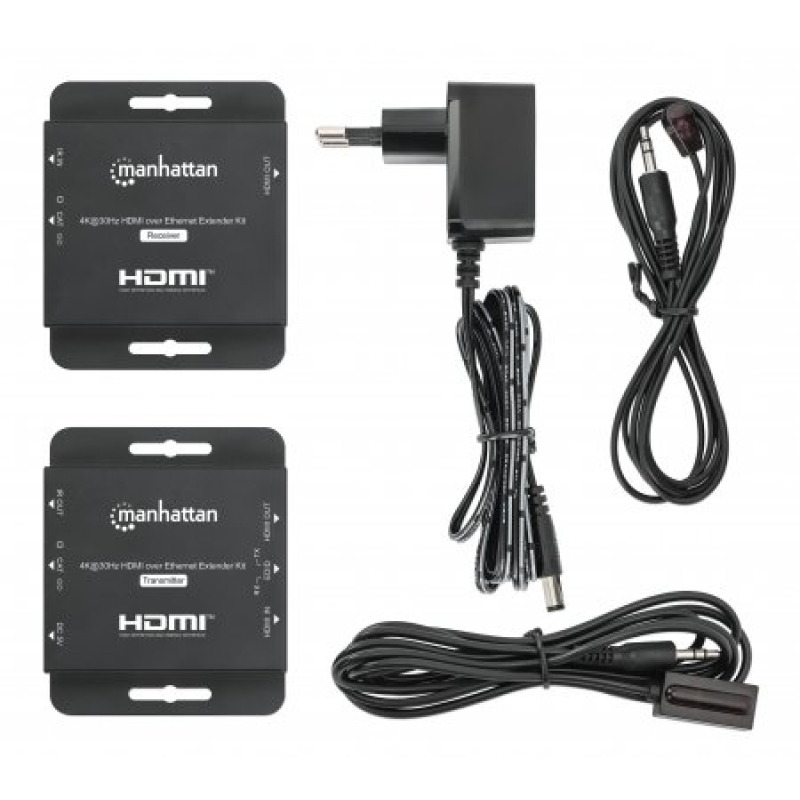 EXTENSOR VIDEO HDMI,MANHATTAN,168397, 70M-HD O 40M-4K VIA CAT 6 image 11