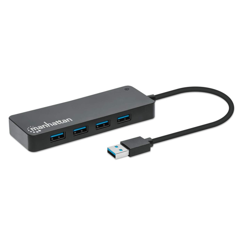 HUB USB,MANHATTAN,168403, V3.2  7 PTOS A SIN FUENTE, 5GBPS