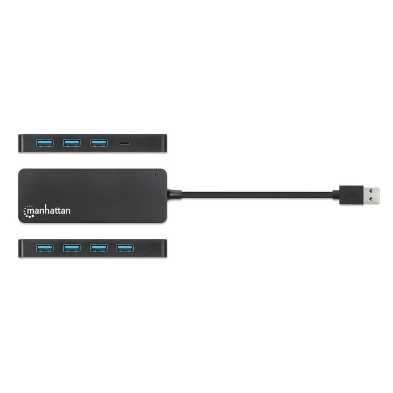 HUB USB,MANHATTAN,168403, V3.2  7 PTOS A SIN FUENTE, 5GBPS image 7