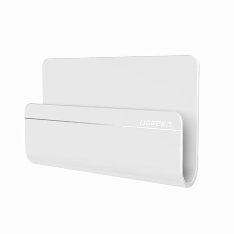 Soporte de Pared Adhesivo para Teléfono / Diseño de Montaje en Pared / Protección De Silicona Antideslizante / Anti Arañazos / Adhesivo 3M / Soporta Dispositivos 16581265 mm / Caja De ABS / Color Blanco