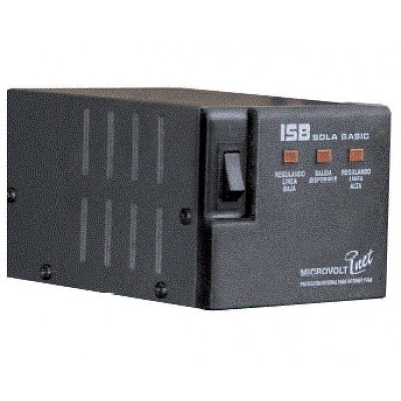 REGULADOR SOLA BASIC ISB MICROVOLT 1200VA / 1200 WATTS C/PROT/LINEA 4 CONT image 2