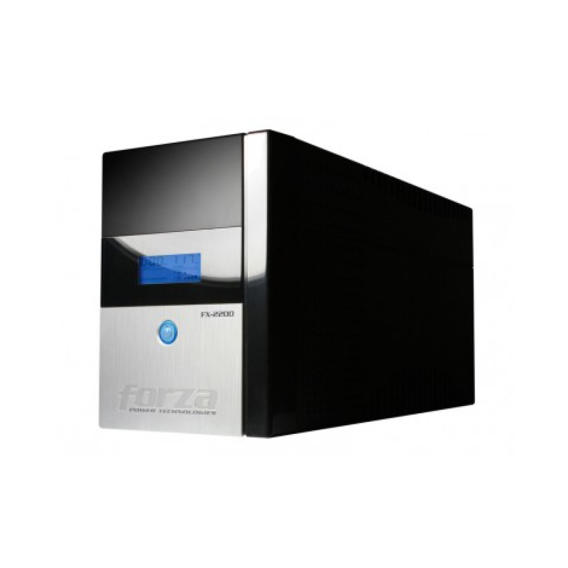 UPS FORZA FX-2200LCD INTERACTIVO 2200VA/1200W 8 SALIDAS(6/2) SALIDAS GIGABIT Y COAXIAL TORRE 120V NEGRO