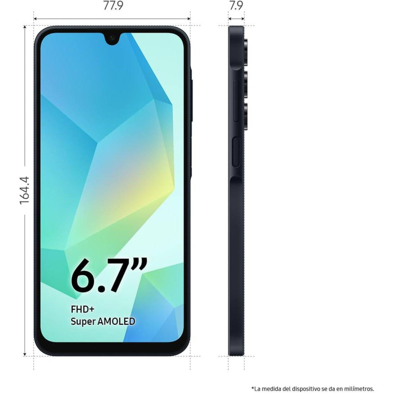 Celulares SAMSUNG SAMSUNG A16 128GB NEGRO