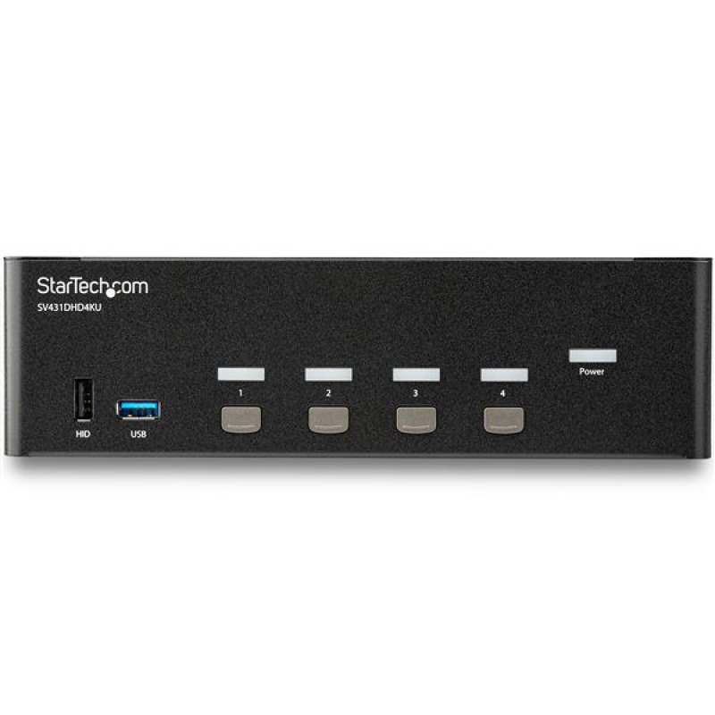 SWITCH CONMUTADOR KVM DE 4 PUERTOS HDMI - 4K DE 30HZ - DE PANTALLA DOBLE - STARTECH.COM MOD. SV431DHD4KU image 3