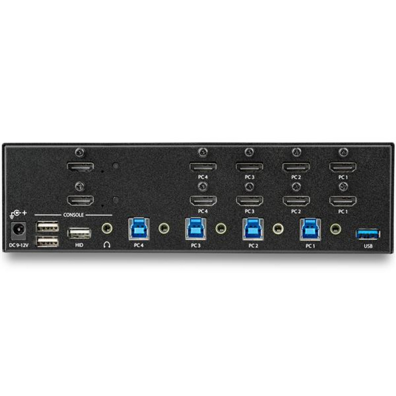SWITCH CONMUTADOR KVM DE 4 PUERTOS HDMI - 4K DE 30HZ - DE PANTALLA DOBLE - STARTECH.COM MOD. SV431DHD4KU image 4