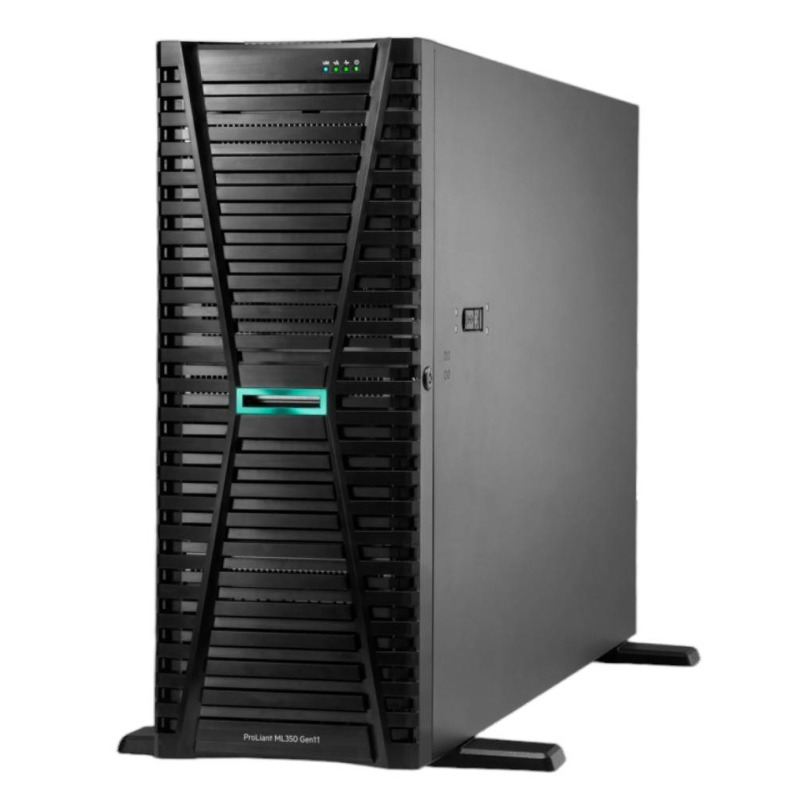 HPE ProLiant ML350 Gen11 4410Y 2.0GHz 12c 1P 64GB-R 8SFF MR408i-o 2x960GB SSD 2x800W RPS LA Server