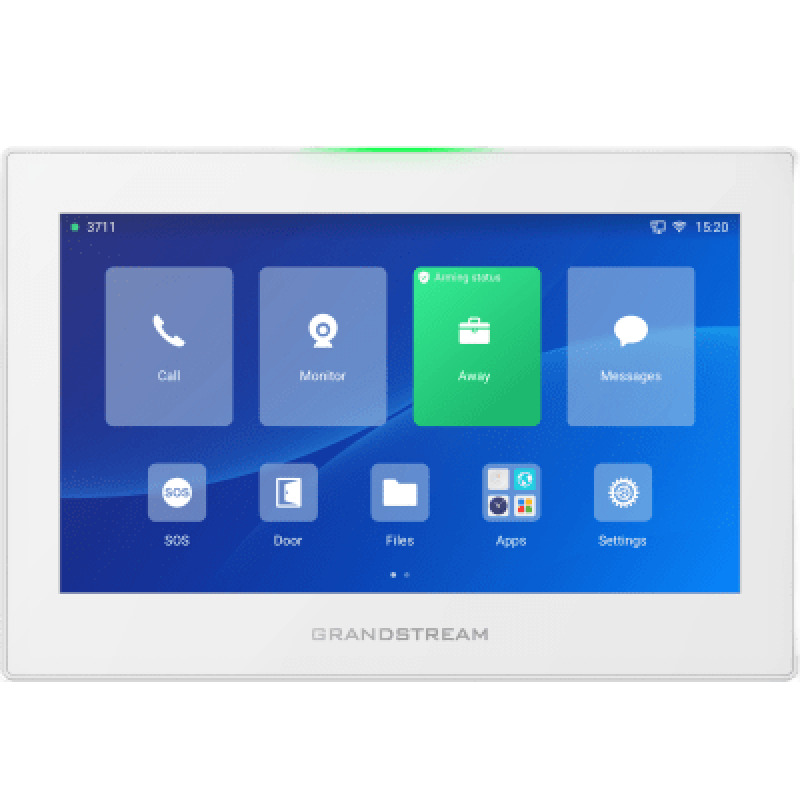 Estación de Intercomunicación SIP con WiFi 6 Bluetooth y Control Total para Agendamiento de Salas y Edificios Inteligentes Color Blanco