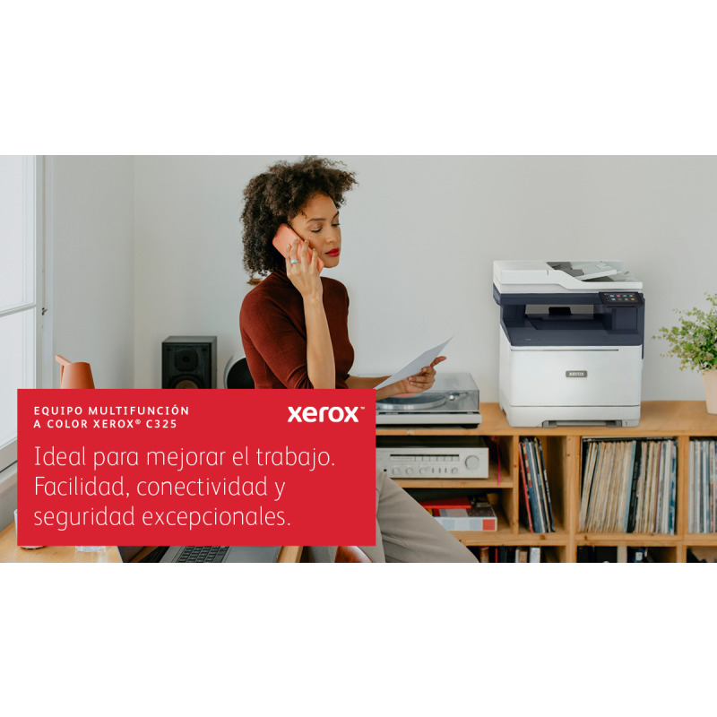 MULTIFUNCIONAL XEROX C325, 35PPM, LASER A COLOR, USB, ETHERNET RED, WIFI, DADF, DUPLEX, CARTA, A4 image 6
