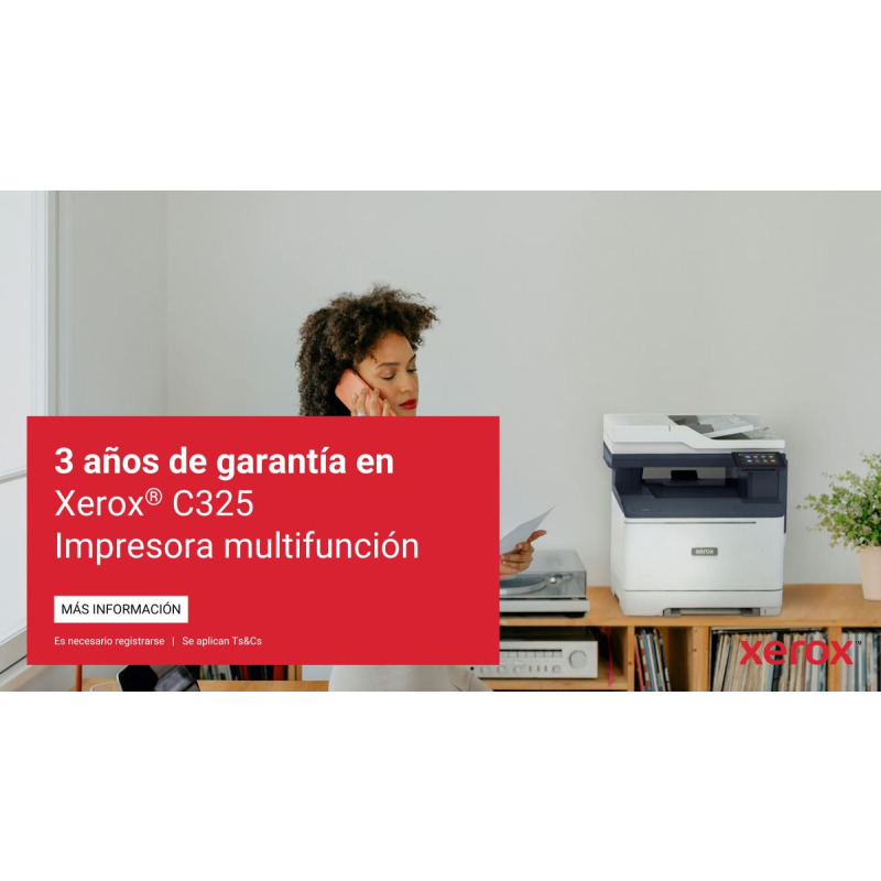 MULTIFUNCIONAL XEROX C325, 35PPM, LASER A COLOR, USB, ETHERNET RED, WIFI, DADF, DUPLEX, CARTA, A4 image 7