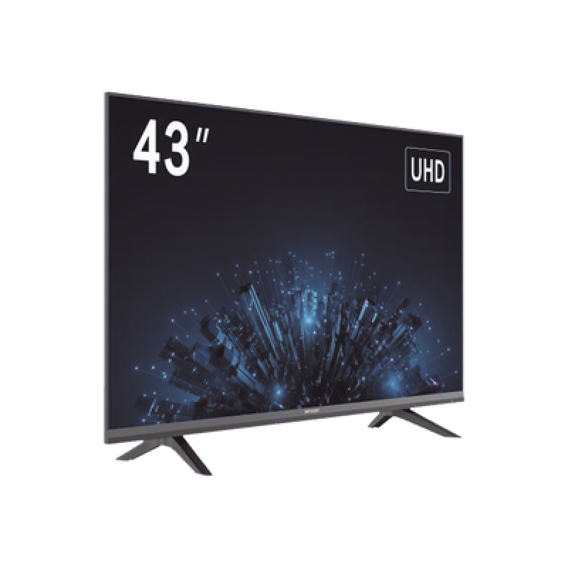 Monitor LED 4K de 43 / Ideal para Oficina y Hogar / Uso 247 / Entrada HDMI / Compatible con Montaje VESA 200 X 200 / Bocinas Integradas