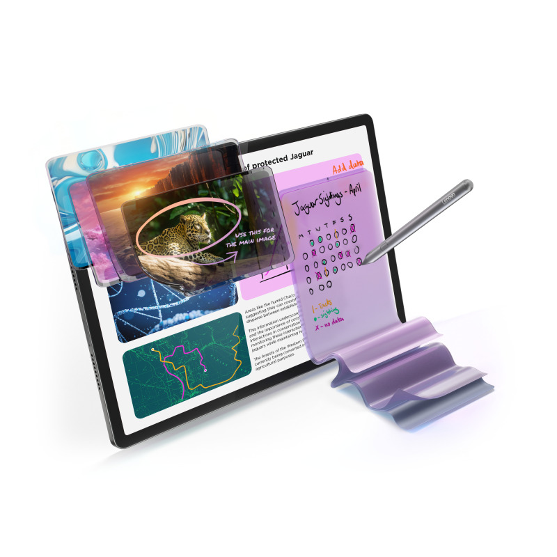 LENOVO IDEA TABLET PRO CON TECLADO Y PLUMA / TB373FU / MEDIATEK DIMENSITY 8300 8C 3.35 GHZ / 8GB RAM DDR5 / 256GB / 12.7 3K 2944X1840 / 4 BOCINAS JBL / CAMARAS 13MP/8MP / LUNA GREY/ANDROID 14/ 1YR CS image 15