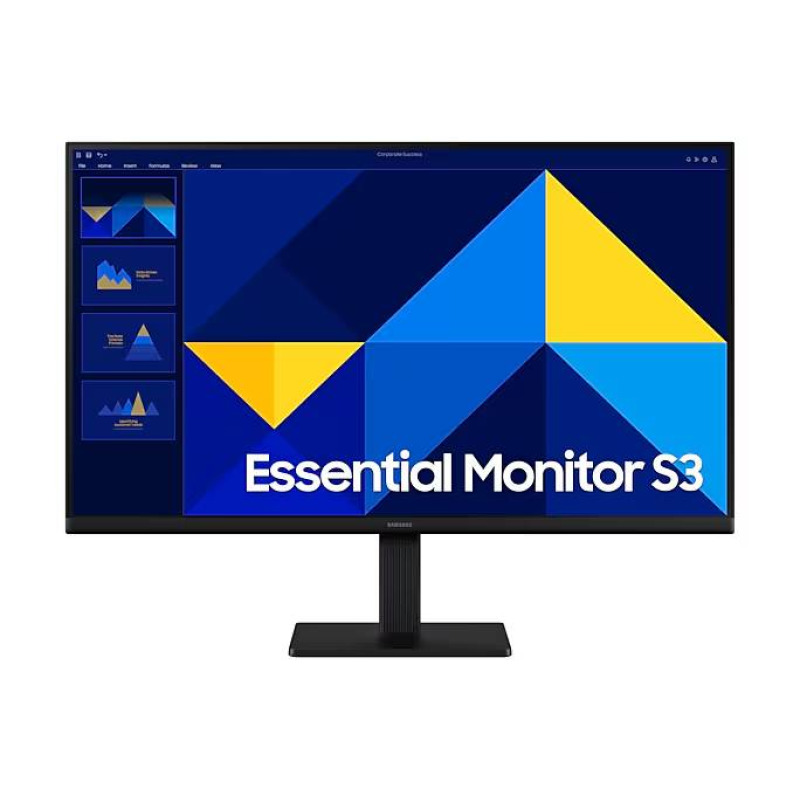 MONITOR LED SAMSUNG 27 PULGADAS, WIDESCREEN, FHD (1,920 X 1,080), S27D300, HDMI, IPS, 100HZ, PLANO
