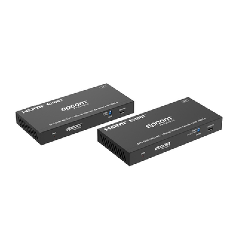 Kit Extensor HDMI con KVM |  4K60Hz 444 | 150m en 1080 | 120m en 4K | HDBaseT | USB 20 | IR Bidireccional | POC | EDID 
