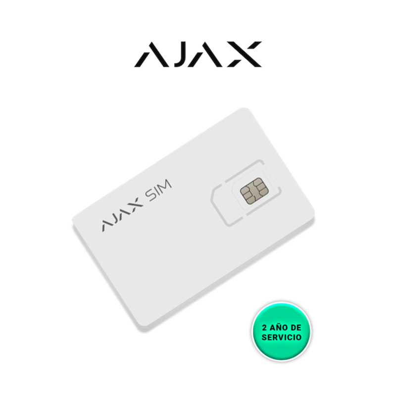 AJAX SIM SERVICIO -  2 años de servicio SIM AJAX   