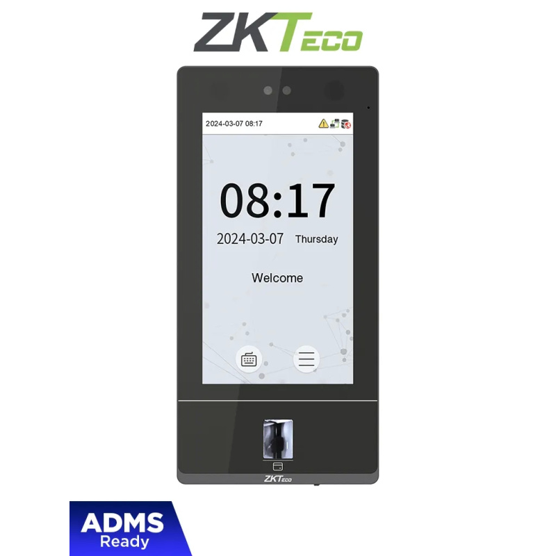 ZKTECO SenseFace 7A - Control de acceso y asistencia facial para 10, 000 rostros / 50,000 tarjetas de proximidad de 125kHz /  10,000 huellas #NEW