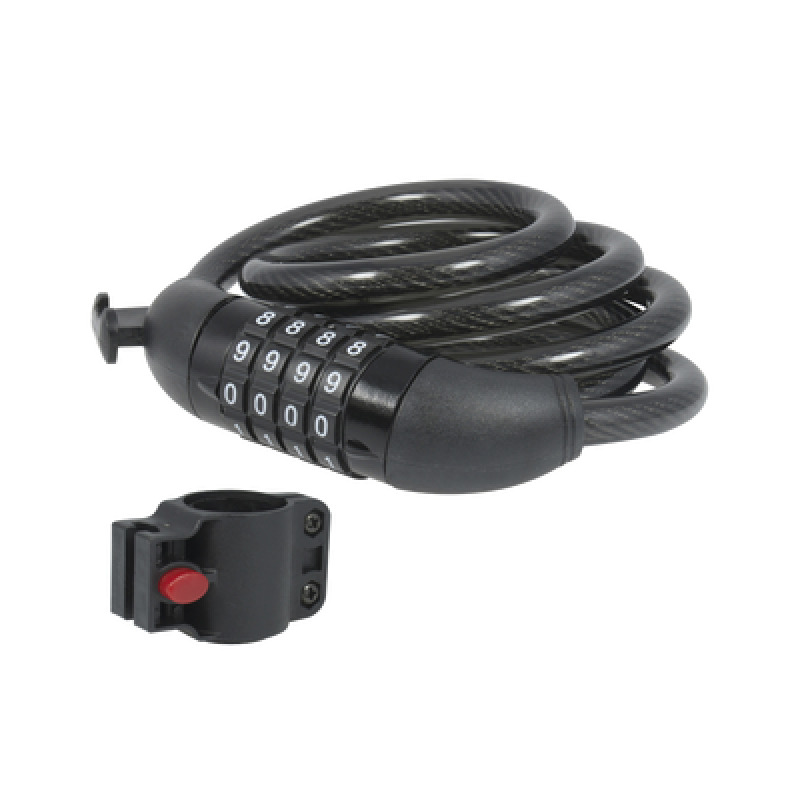 Candado de Cable de Combinación/ Longitud 100 cm / Nivel de seguridad 3/ Discos Programables image 5