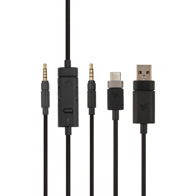 AUDIFONOS CORSAIR VIRTUOSO RGB WIRELESS XT / INALAMBRICO / RGB / GAMING / (CA-9011188-NA) image 6