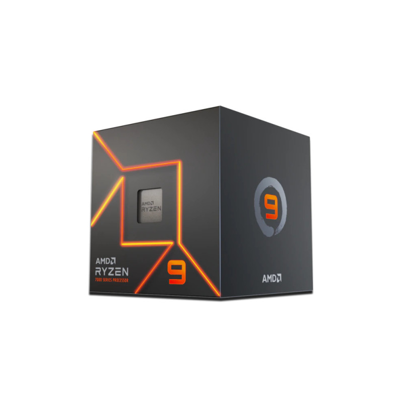 PROCESADOR AMD RYZEN 9 7900 S-AM5 7A GEN / 3.7 - 5.4 GHZ / CACHE 64MB / 12 NUCLEOS / CON GRAFICOS RADEON / CON DISIPADOR / GAMER ALTO
