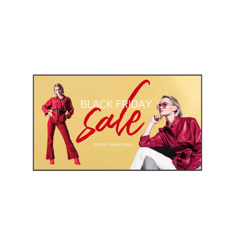 MONITOR DE SEÑALIZACION DIGITAL LG DE 110 PLG, USO 16/7, 500 NITS USO EN HORIZONTAL ENTRADAS HDMI(3) /DP/USB 2.0(2)/ RS232C/ RJ45/ AUDIO/ IR