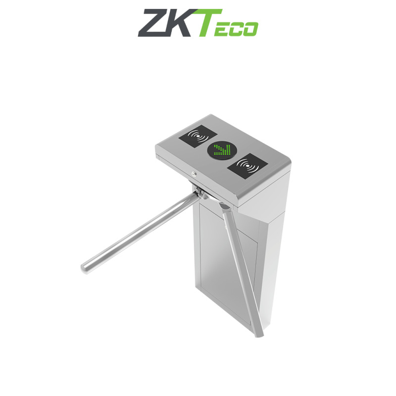 TORNIQUETE TRIPODE TIPO TORRE ZKTECO MODELO TS1000PLUS CON 5 MILLONES DE CICLOS DE VIDA UTIL COMPATIBLE CON CONTROLES DE ACCESO DE ZK