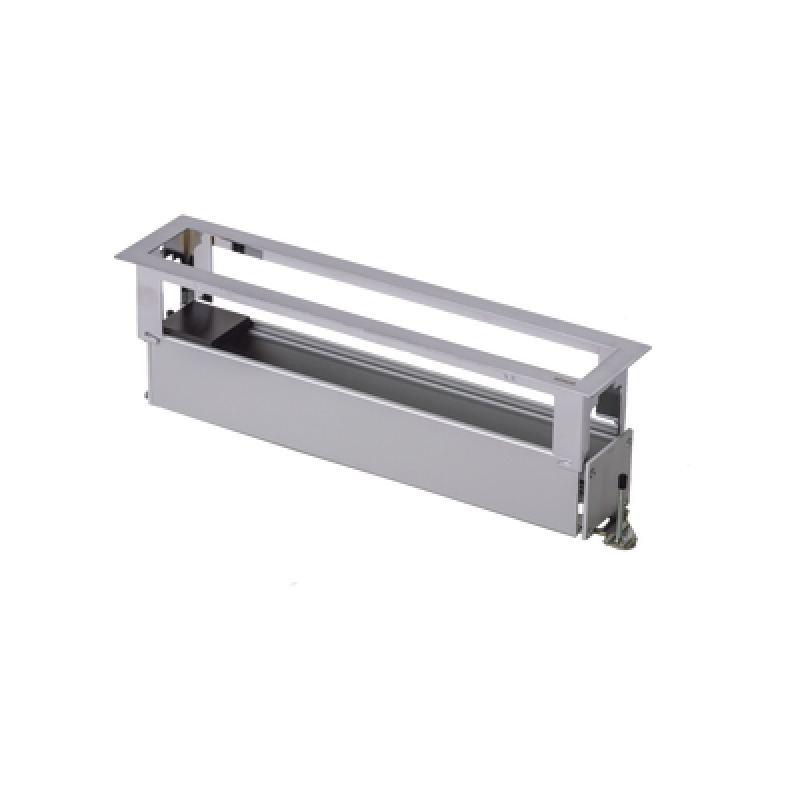 Caja Para Instalación en Escritorio para Voz Datos o Contactos Eléctricos / Capacidad para 6 Módulos / Salida de Cables Posterior / Los Módulos se Adquieren Aparte / KFC136/14CY