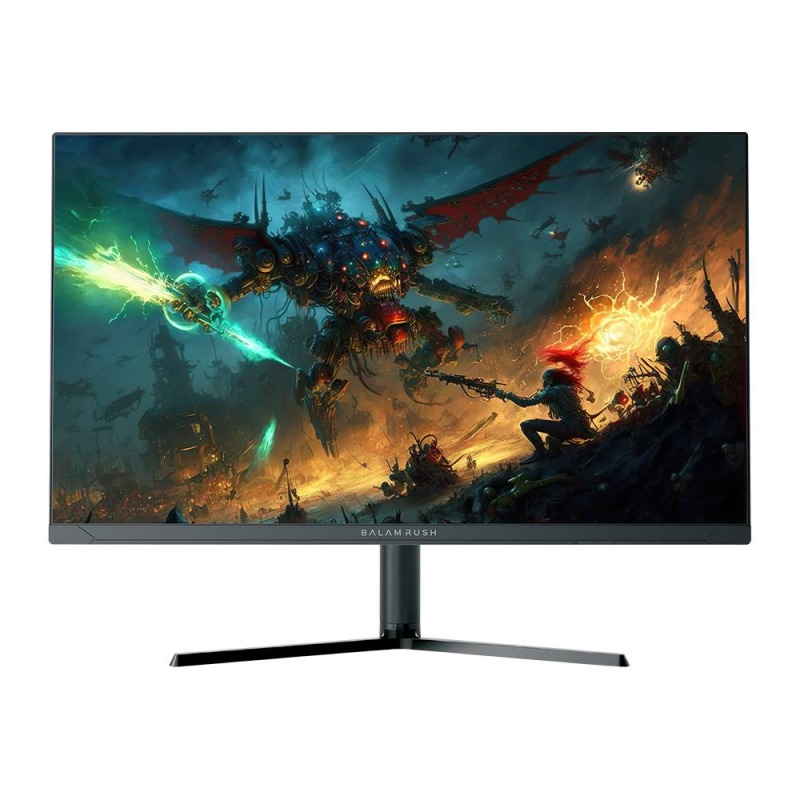 MONITOR GAMER BALAM RUSH ULTRA EXPLORER MXT32P / 32 PULG / PLANO / QHD / 165 HZ / IPS / VESA 75 / 1 MS / RELACION 16:9 / RGB / BOCINAS INTEGRADAS / 5 BOTONES / DC+ USB + HDMI + DP / NEGRO / BR-942546