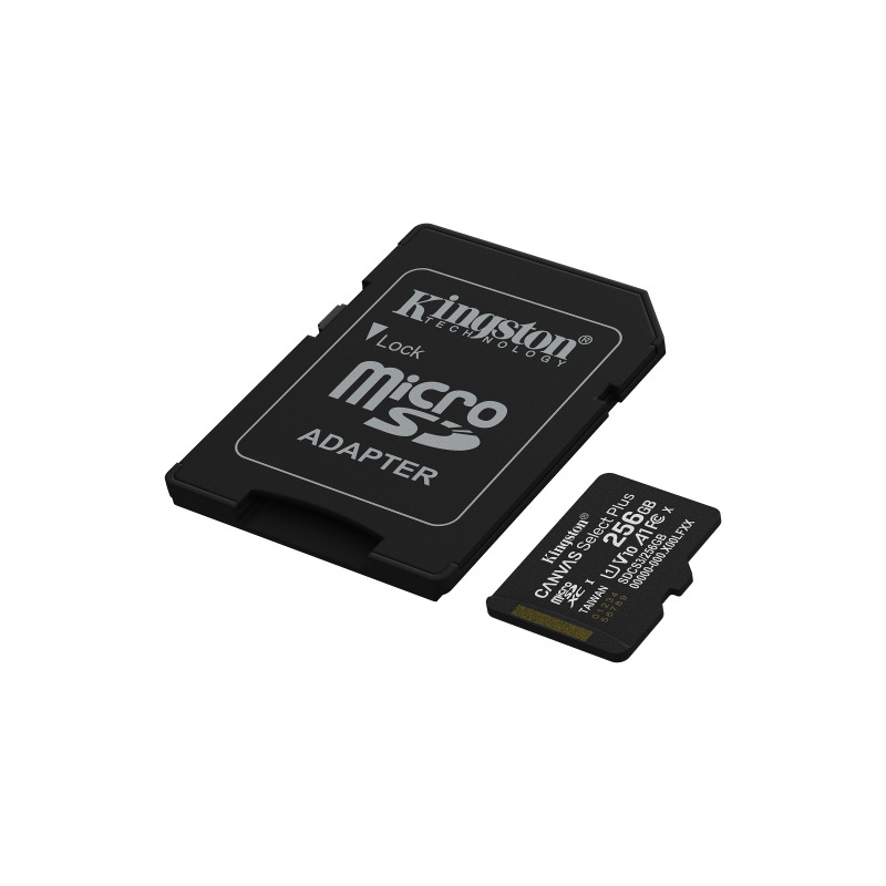 MEMORIA FLASH MICRO SD KINGSTON SDXC CANVAS SELECT PLUS 256GB 150MB/S UHS-I U1 V10 C/ADAPTADOR (SDCS3/256GB) image 3