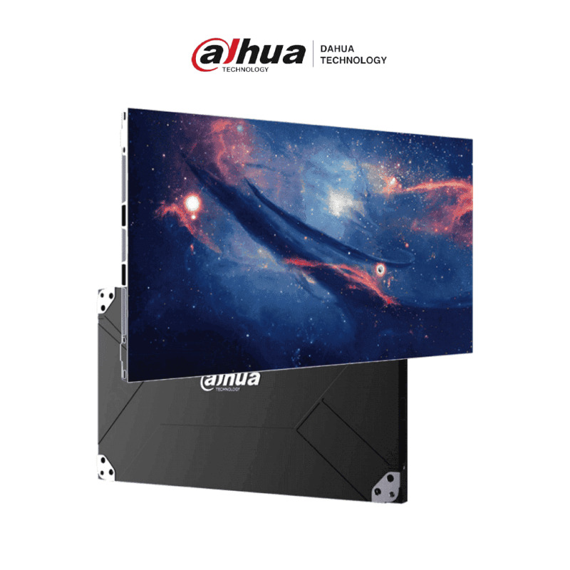 DAHUA DHI-PHSIA1.5-AH - Gabinete LED Pitch de 1.5/ COB/ Brillo de 600 nits/ Gabinete: 600x337.5/ IP65 Frontal/ IP43 Trasero/ Para Pantallas hasta 16K/ Uso Interior/ Instalación en pared o piso/ Diseño Ultradelgado 34.3 mm y Ligero 4 kg/ 