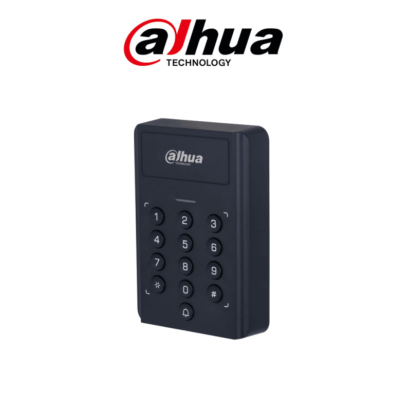 DAHUA ASI1201BL-D Control de Acceso Stand Alone / Botónes mecánicos / 3mil Tarjetas ID / 3mil contraseñas / Multiples formas de desbloqueo / Compatible con frentes de calle / Salida de 12V 1A / Indicador LED y Buzzer