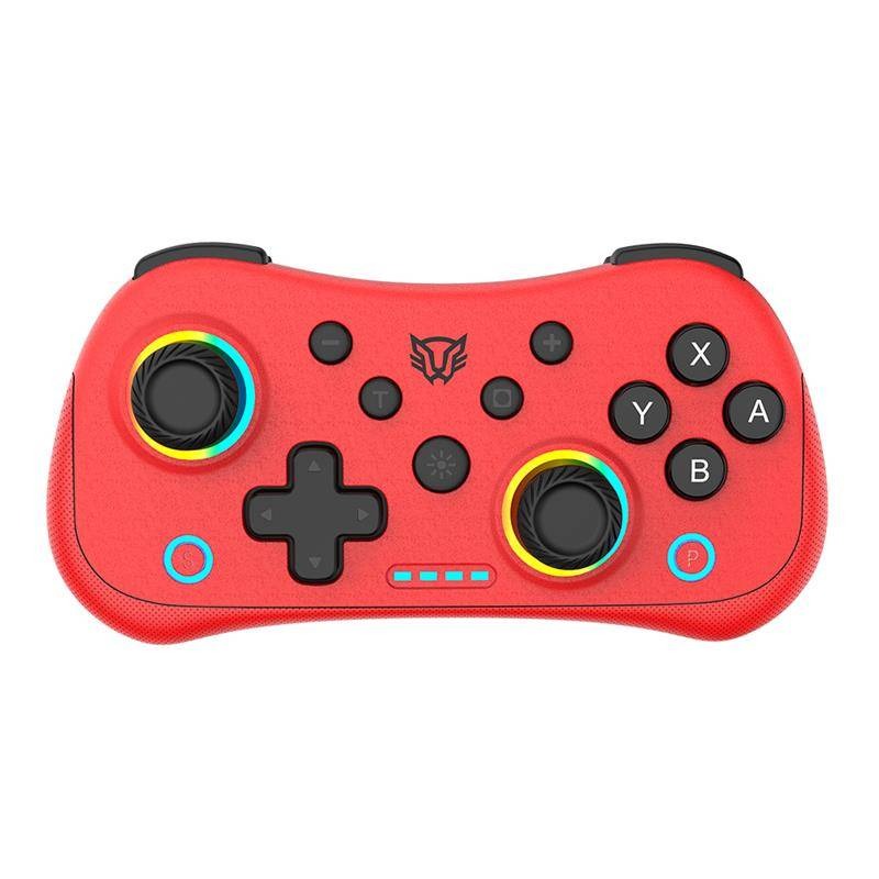 Control Balam Rush Pocket G555 Azender Rojo inalambrico Bluetooth Android Nintendo Switch PC iOS RGB