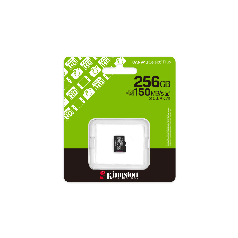MEMORIA FLASH MICRO SD KINGSTON SDXC CANVAS SELECT PLUS 256GB 150MB/S UHS-I U1 V10 SIN/ADAPTADOR (SDCS3/256GBSP) image 3