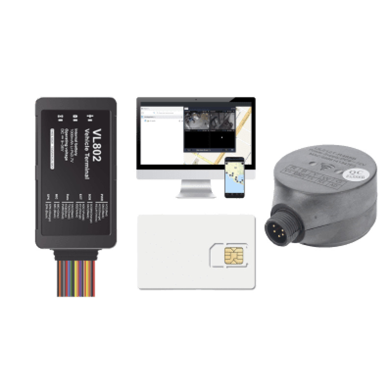 Kit localizador vehicular / 4G LTE / BLE / RS485 / Audio dos vias requiere accesorios / incluye SIM500MB2Y Plataforma EPCOMGPSCODE y UL212 Sensor ultrasonico