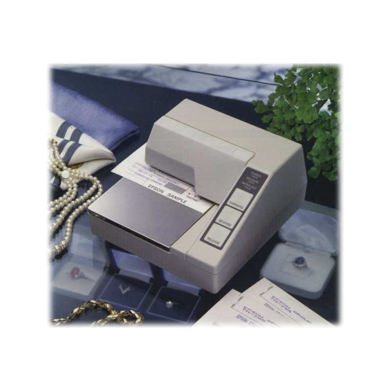 MINIPRINTER EPSON TM-U295-272, MATRICIAL, BLANCA, SERIAL, CERTIFICACION, SIN FUENTE PODER