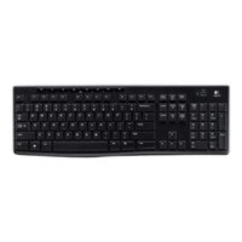 TECLADO LOGITECH K270 NEGRO MULTIMEDIA MINI RECEPTOR USB PC image 7