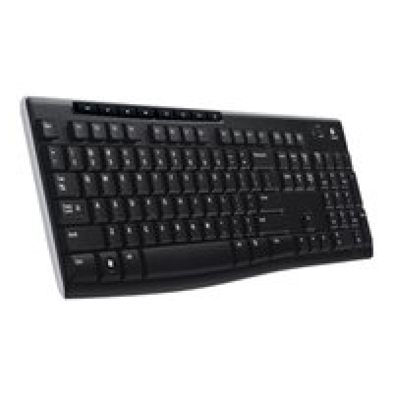 TECLADO LOGITECH K270 NEGRO MULTIMEDIA MINI RECEPTOR USB PC image 9