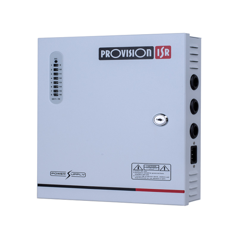 FUENTE DE PODER CENTRALIZADA / PROVISION ISR / PR-12A16CH+ / 16 CANALES 12V/12A  image 6