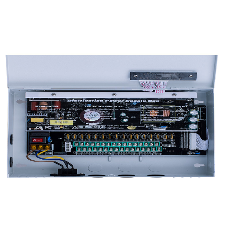 FUENTE DE PODER CENTRALIZADA / PROVISION ISR / PR-12A16CH+ / 16 CANALES 12V/12A  image 10