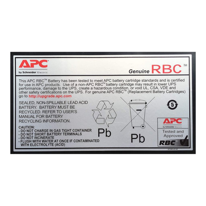 BATERIA INTERNA DE REEMPLAZO PARA MODELOS APC BE550G-LM, BX575U-LM Y BX650U-LM image 8