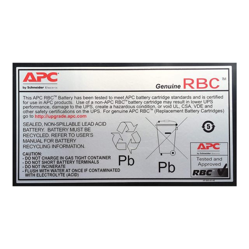 BATERIA INTERNA DE REEMPLAZO PARA MODELOS APC BE550G-LM, BX575U-LM Y BX650U-LM image 9